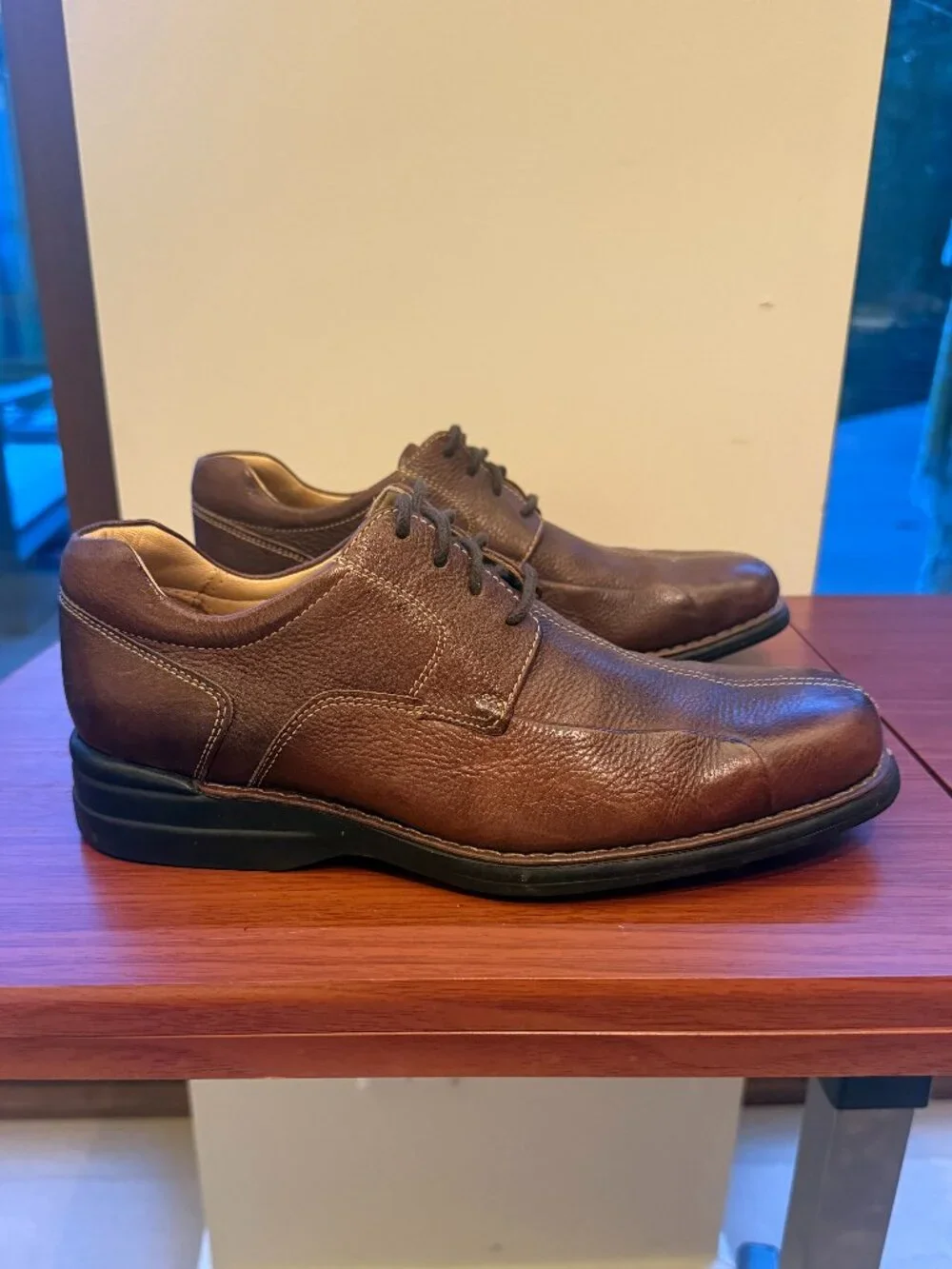 Johnston & Murphy Brown Leather Oxfords Men’s 8M